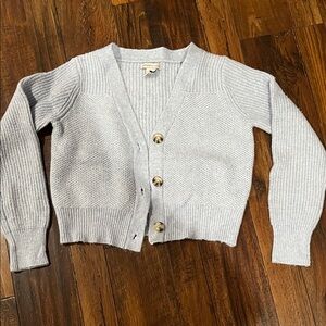 Light Blue Cardigan Sweater